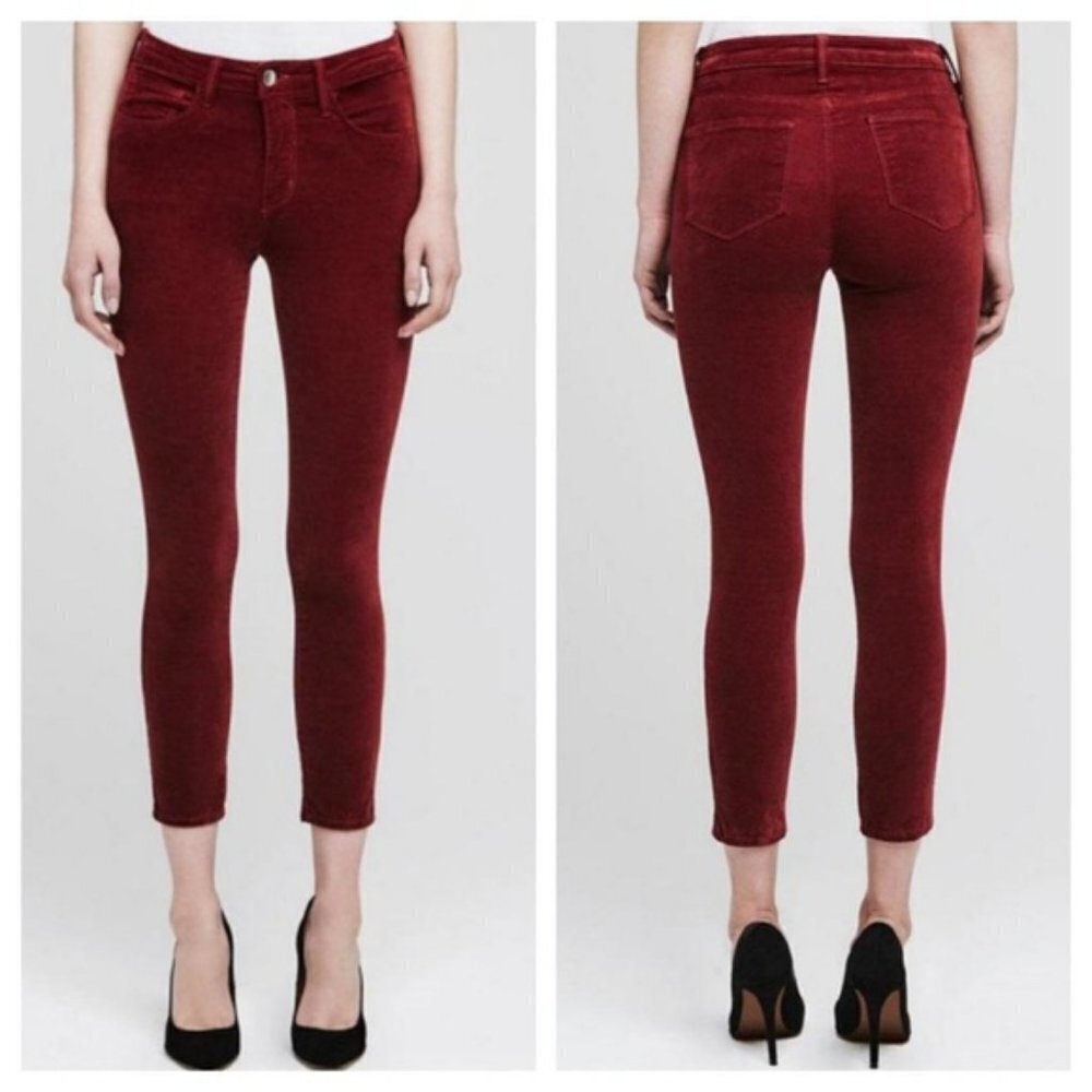 L'Agence The Margot Corduroy High Rise‎ Skinny Pants